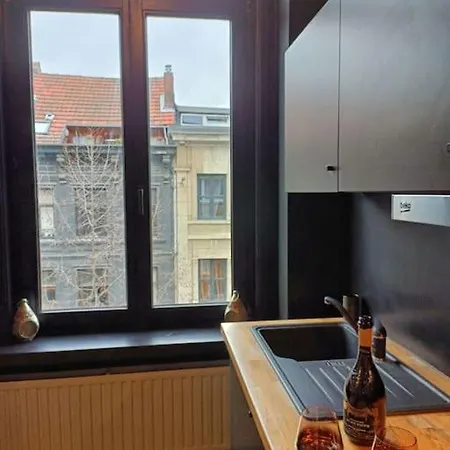 Modern App W. Authentic Features Lägenhet Antwerpen